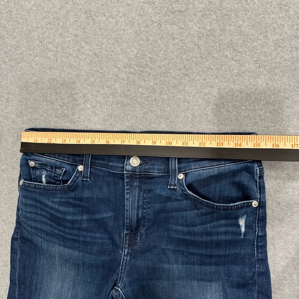 7 For All Mankind Dark Wash Ankle Jeans